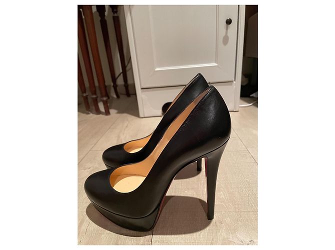 Christian Louboutin Bianca 140 Kindergröße EU 37,5 Schwarz Rot - Ansicht 8