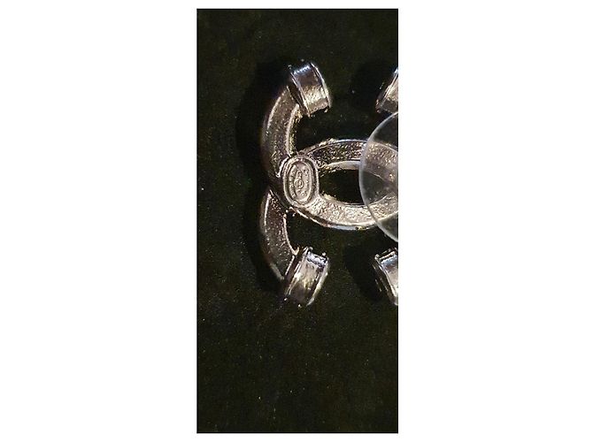 Orecchini Chanel argentati in metallo Argento - vista 7