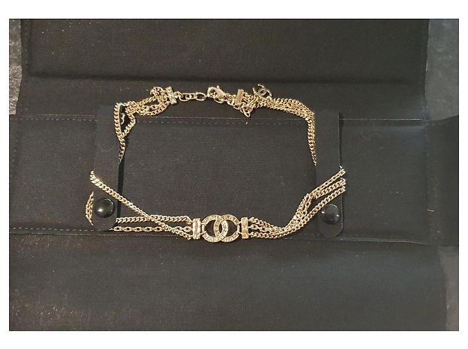 Chanel Choker Halskette Gold Gold hardware - Ansicht 10