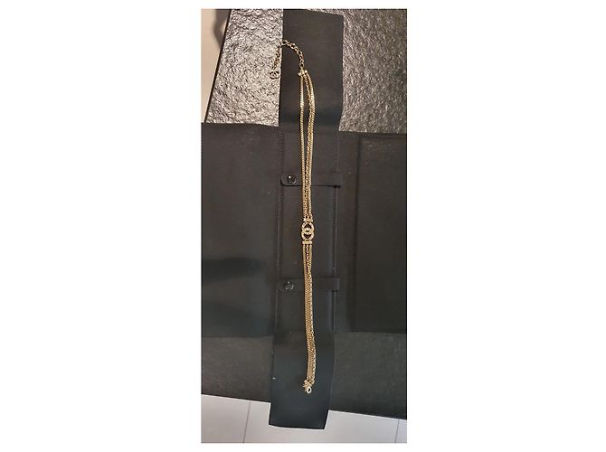Chanel Choker Halskette Gold Gold hardware - Ansicht 3