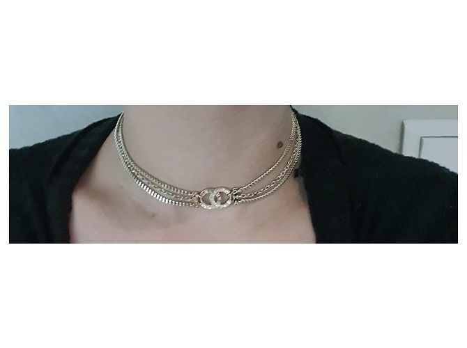 Chanel Choker Halskette Gold Gold hardware - Ansicht 5