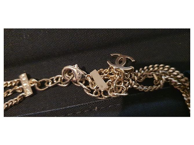 Chanel Choker Halskette Gold Gold hardware - Ansicht 7