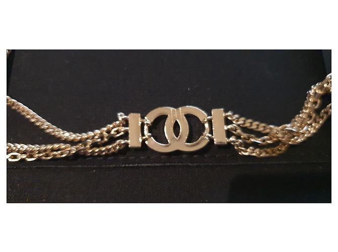 Chanel Choker Halskette Gold Gold hardware - Ansicht 8