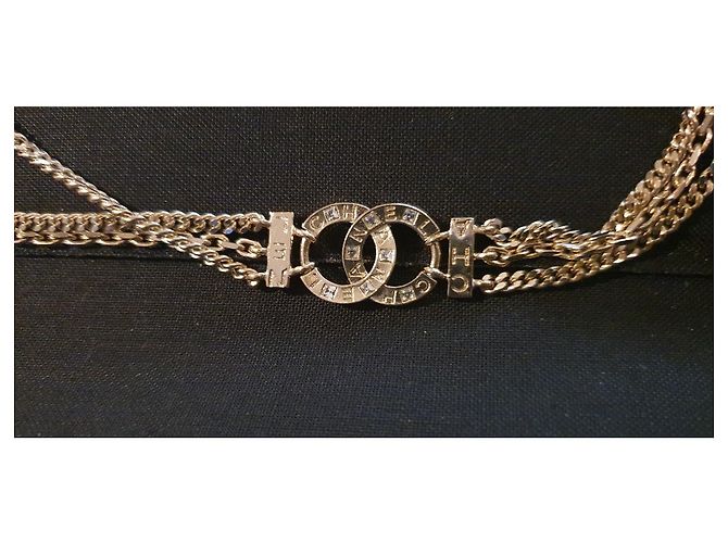Chanel Choker Halskette Gold Gold hardware - Ansicht 9