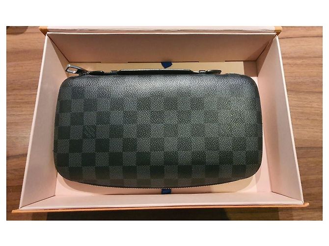 Compagno zippy xl Louis Vuitton Grigio antracite - vista 12