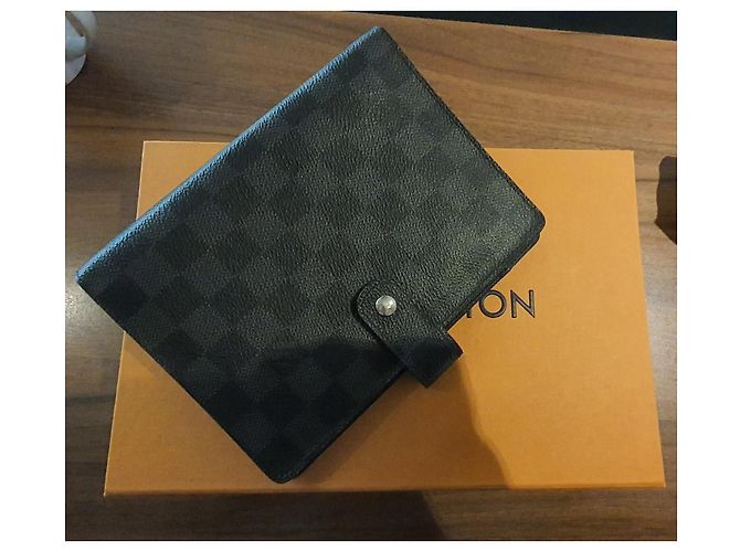 Agenda MM Louis Vuitton Grigio antracite - vista 15
