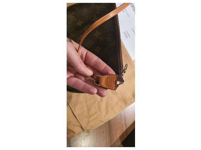 Pochette accessorio Louis Vuitton Marrone - vista 13