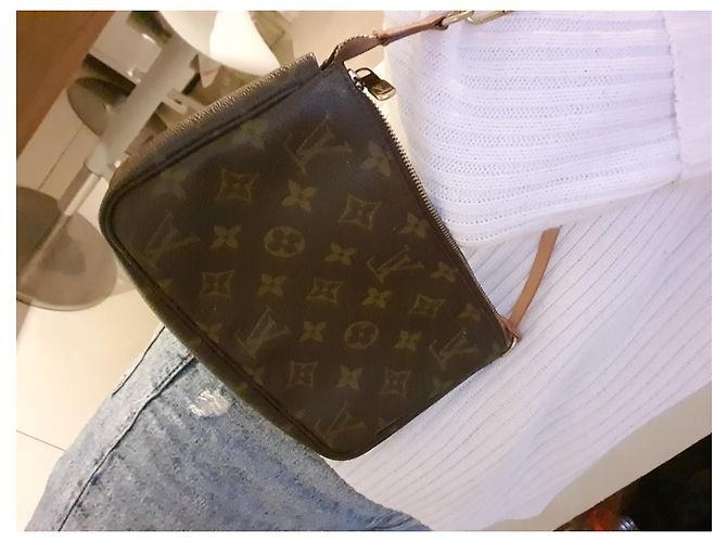 Pochette accessorio Louis Vuitton Marrone - vista 17