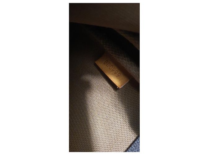 Pochette accessorio Louis Vuitton Marrone - vista 3