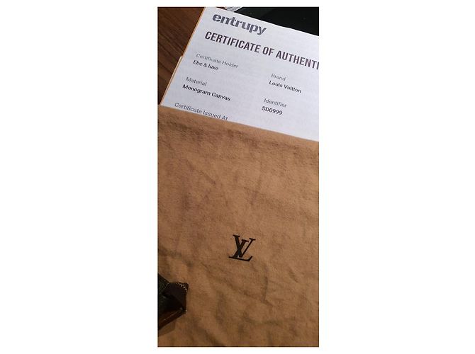 Pochette accessorio Louis Vuitton Marrone - vista 6