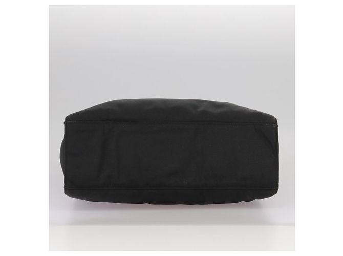 Borsa a mano in nylon nero GUCCI Bamboo 002 1010 3444 Auth ep7044 - vista 5