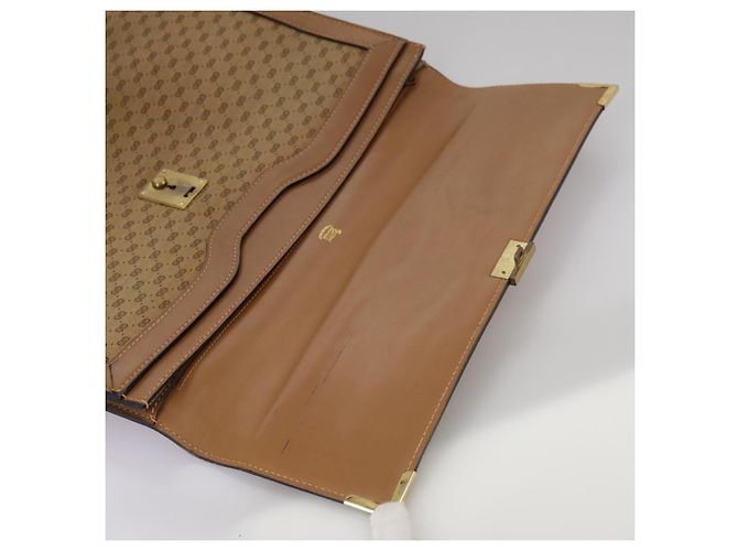 GUCCI Borsa Clutch in Tela Micro GG Beige Auth ep6918 - vista 9