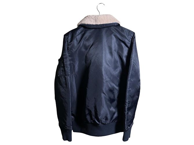 Giacca Bomber IQ + Berlin Blu Navy - vista 2