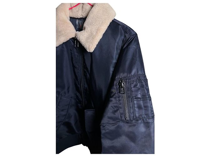 Giacca Bomber IQ + Berlin Blu Navy - vista 3