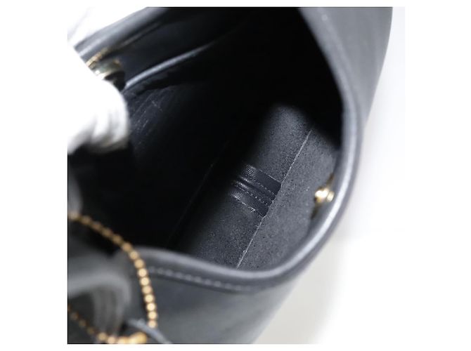Coach Borsa a mano in pelle nera e oro Auth am7459 Nero D'oro - vista 11