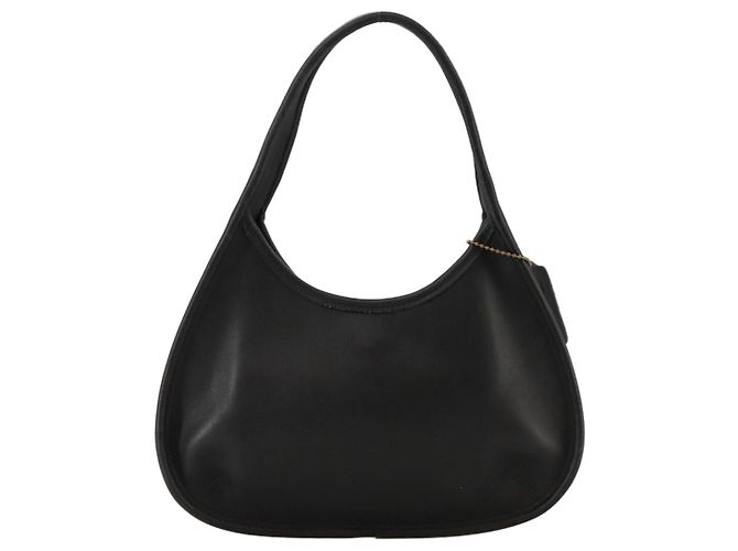Coach Borsa a mano in pelle nera e oro Auth am7459 Nero D'oro - vista 2