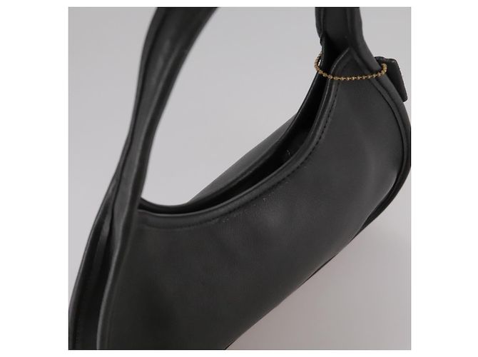Coach Borsa a mano in pelle nera e oro Auth am7459 Nero D'oro - vista 6