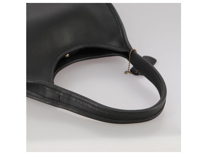 Coach Borsa a mano in pelle nera e oro Auth am7459 Nero D'oro - vista 7