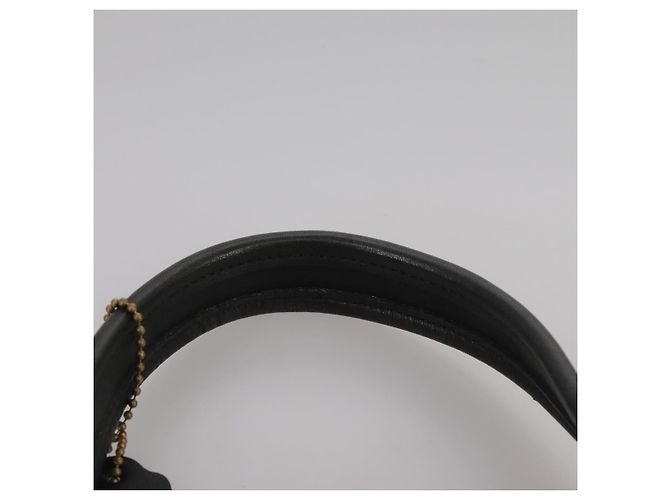 Coach Borsa a mano in pelle nera e oro Auth am7459 Nero D'oro - vista 8
