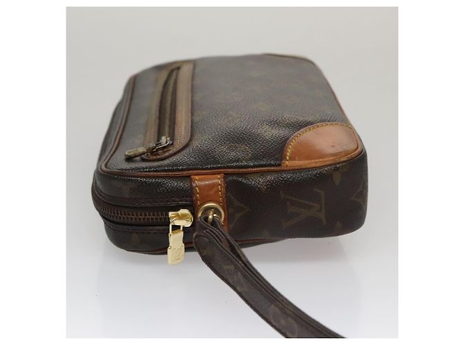 LOUIS VUITTON Monogram Marly Dragonne GM Clutch Bag M51825 LV Auth th5558 Monogramma - vista 4