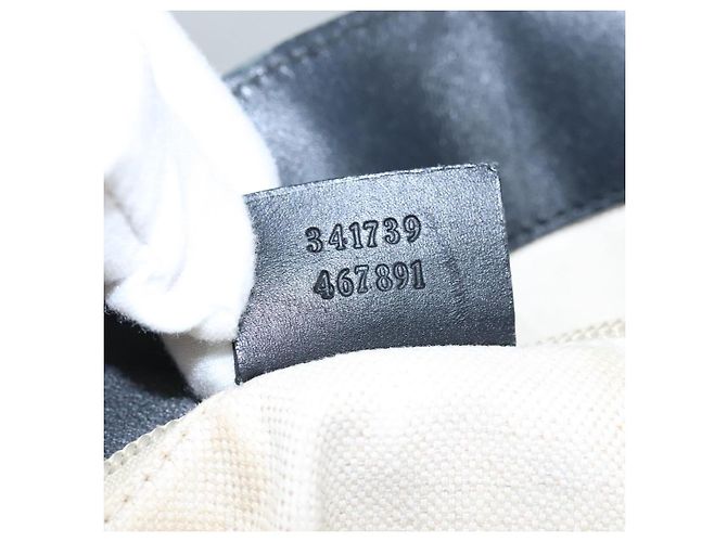 Borsa tote in tela nera Auth ep6974 GUCCI Nero - vista 12