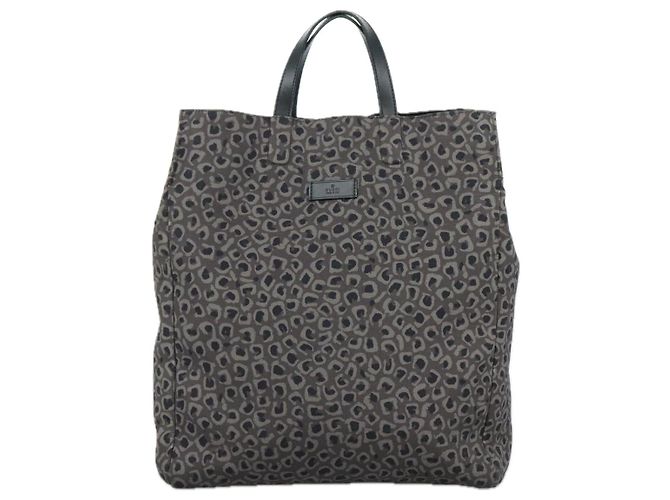 Borsa tote in tela nera Auth ep6974 GUCCI Nero - vista 13