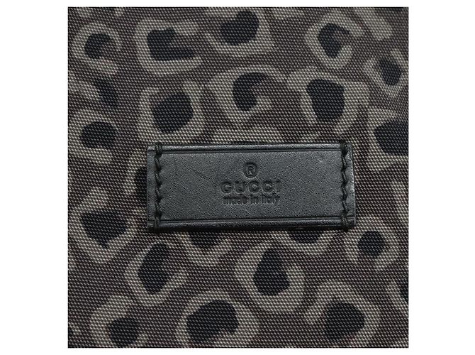 Borsa tote in tela nera Auth ep6974 GUCCI Nero - vista 17