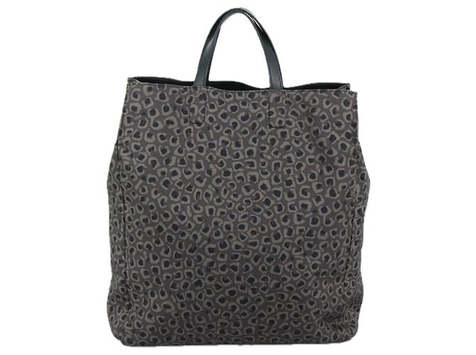Borsa tote in tela nera Auth ep6974 GUCCI Nero - vista 2