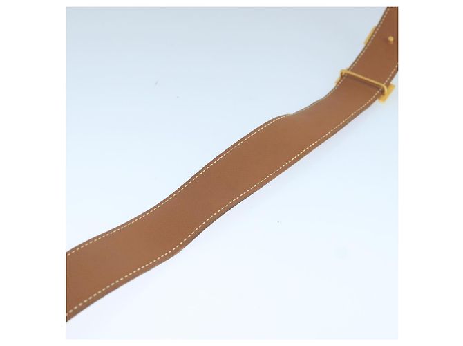 Hermès Cinturón de cuero HERMES Constance 31,5"" oro rojo Auth yk16343 Roja Dorado - vista 10