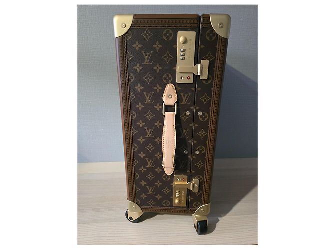 Valigia a rotelle Louis Vuitton Marrone scuro - vista 3