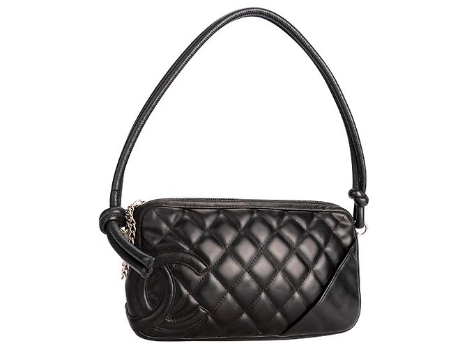 Cambon Borse a mano CHANEL T. Tessuto Nero - vista 2