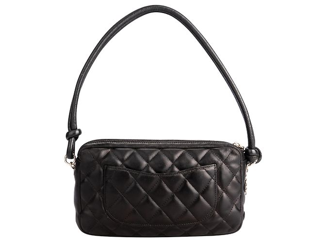 Cambon Borse a mano CHANEL T. Tessuto Nero - vista 3