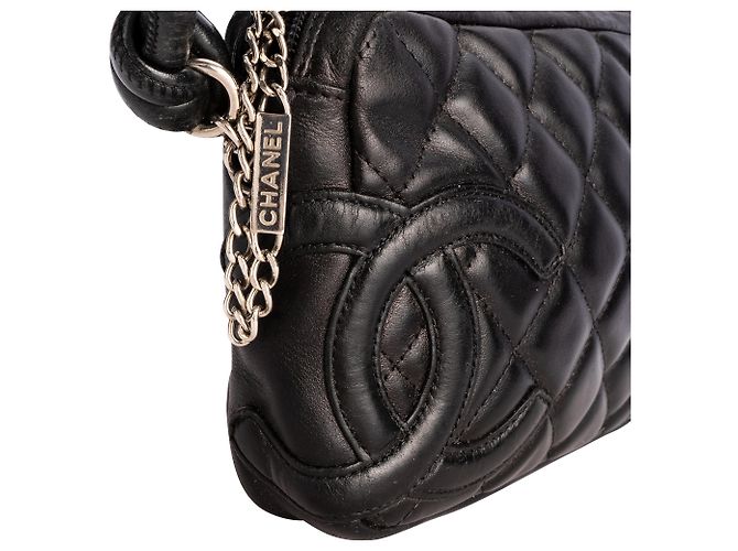 Cambon Borse a mano CHANEL T. Tessuto Nero - vista 5