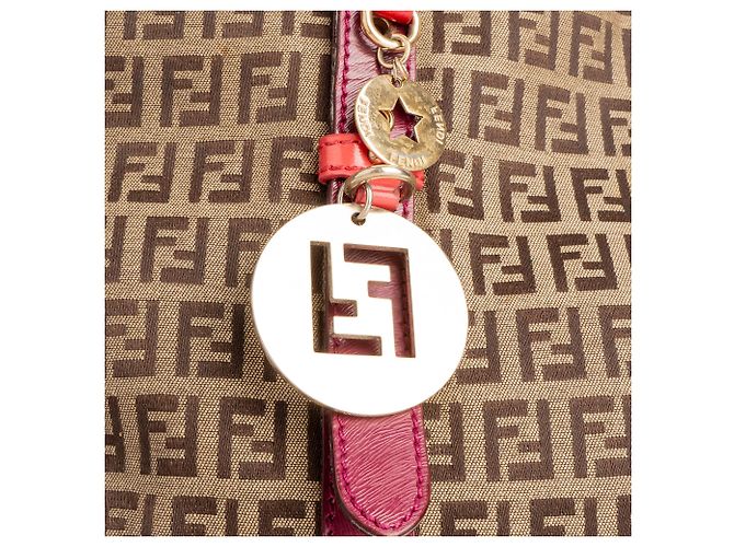 Zucchino Borse FENDI T. Tessuto Marrone - vista 3