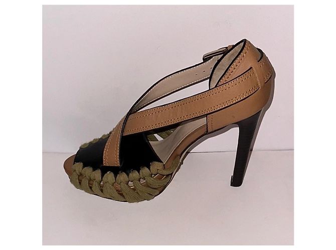 Décolleté Reiss in pelle beige taglia 37 - vista 2