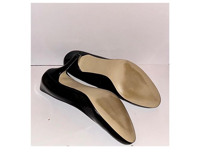 Décolleté Enzo Angiolini in pelle blu scuro - vista 3