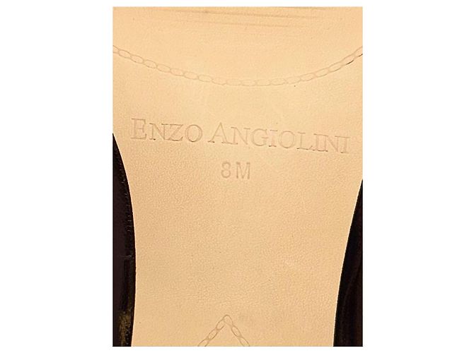 Décolleté Enzo Angiolini in pelle blu scuro - vista 4