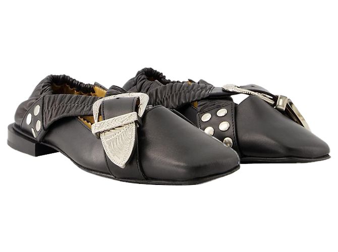 Sandali Aj928 - Toga Pulla - Pelle - Nero - vista 2