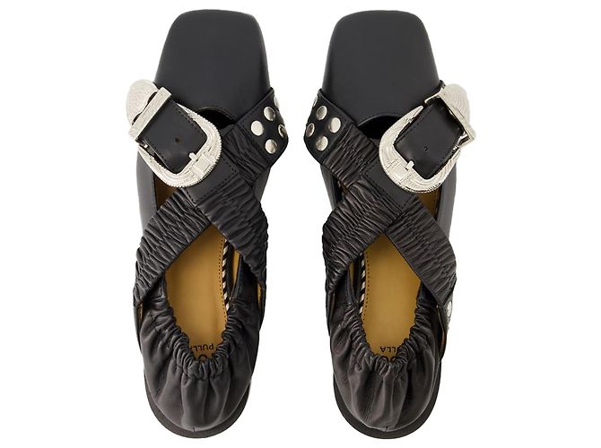 Sandali Aj928 - Toga Pulla - Pelle - Nero - vista 4