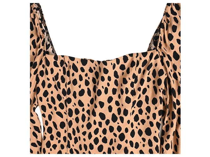 Reformation Reign Top aus Viskose mit Tierdruck Python drucken - Ansicht 5