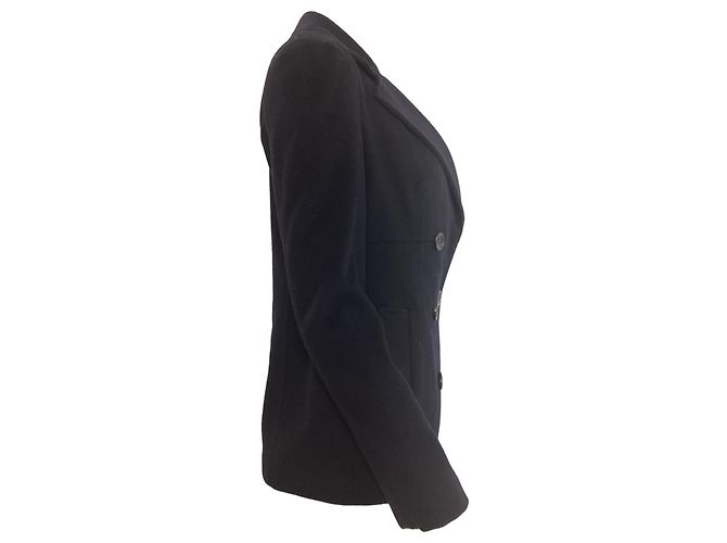Max Mara Studio Peacoat aus marineblauer Schurwolle - Ansicht 2