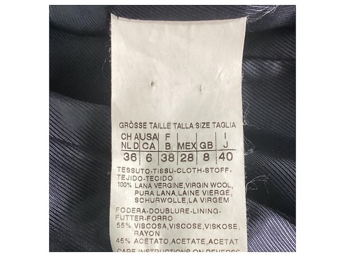 Max Mara Studio Peacoat aus marineblauer Schurwolle - Ansicht 6