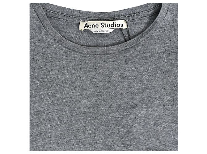 Sudadera de manga larga Acne Studios en algodón gris - vista 4