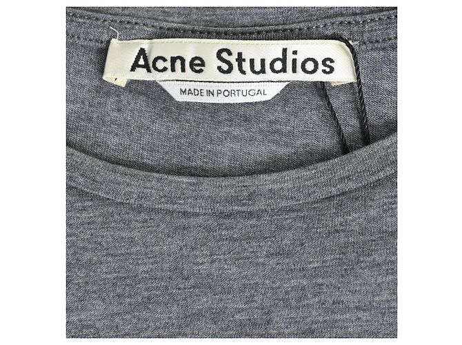 Sudadera de manga larga Acne Studios en algodón gris - vista 5