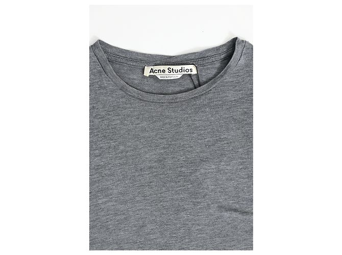 Sudadera de manga larga Acne Studios en algodón gris - vista 9