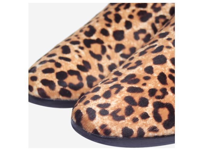 Jimmy Choo Braune Tierfell-Pony-Hausschuhe - Größe EU 37 - Ansicht 4