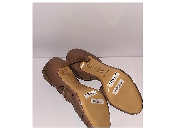 Escada High Heels aus Leder Camel Größe 38 Kamel - Ansicht 5