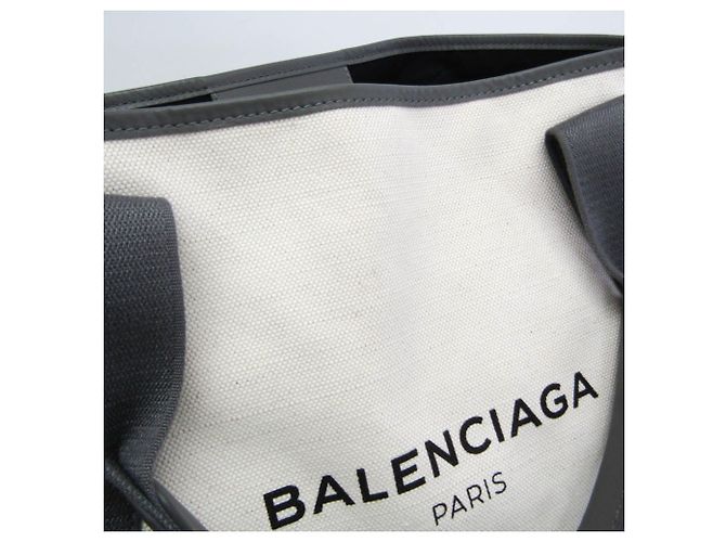 Borsa M Cabas Navy di Balenciaga Marrone Crudo - vista 10