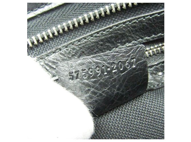 Clutch in pelle Gucci Interlocking 575991 Nero - vista 11
