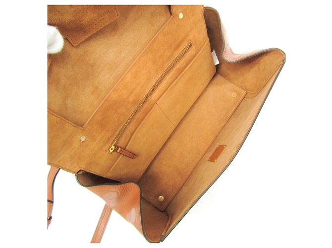 Bottega Veneta Palmerath ANGLE 576143 Damen Leder Schultertasche Kamel - Ansicht 4